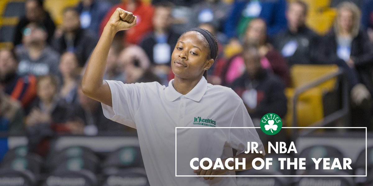 #DayoftheGirl 💪🙌 Last year, Boston's own Kash Cannon won the Jr. NBA Coach of the Year for her continued work getting urban female youth more actively engaged in and have equal access to sport programming. 

#JrNBAWeek | #HerTimeToPlay