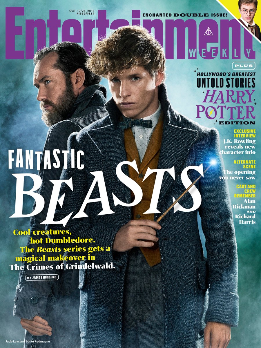 Accio, #HarryPotter fans! Go inside the magical world of ‘<a href="/FantasticBeasts/">Fantastic Beasts</a>: The Crimes of Grindelwald’ and learn the greatest untold stories from <a href="/jk_rowling/">J.K. Rowling</a>’s wondrous Wizarding World: share.ew.com/DM4XrFa #FantasticBeasts