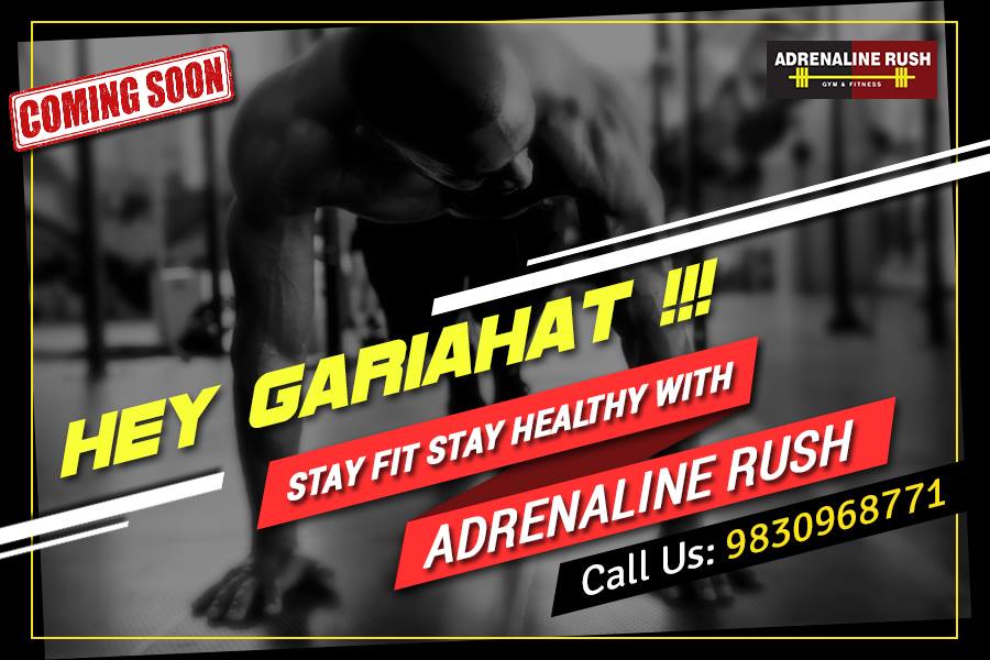 AdrenalineGyms's tweet photo. COMING SOON!!!!
Hey Gariahat !!! Stay Fit Stay Healthy With Adrenaline Rush - Gym and Fitness. Call Us: 9830968771 https://t.co/VNwBQFo5Jq