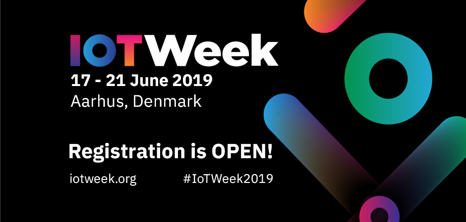 Registration for #IoTWeek2019 has just been opened! 
Special offer for the first 200 registrations - Access to all five days of the conference and the Gala dinner for only 613€! 
Register now and save 1000€ per ticket! 
iotweek.eu