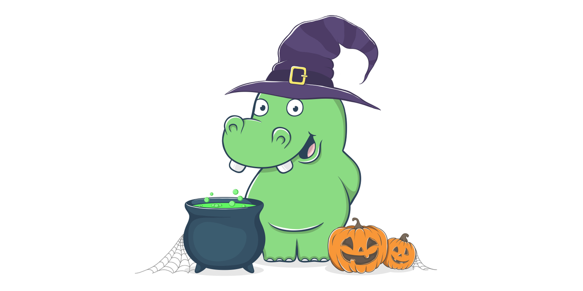 TheSmileyHippo's tweet photo. Is it too early to be excited for #Halloween? Smiley Hippo's got his outfit ready! 👻🎃 #FridayFeeling https://t.co/yGarLgi5dh