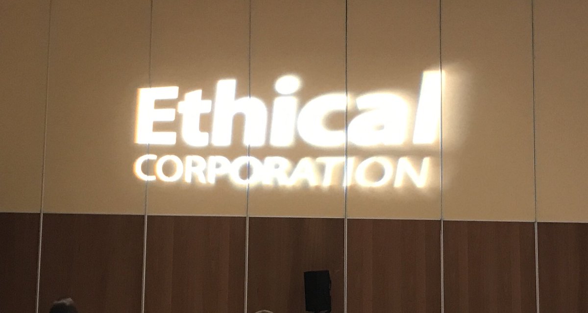 I’m at @Ethical_Corp sustainability reporting & comms summit 2018 today getting the latest on corporate practices in #transparency, building trust, engaging stakeholders. #csr #SRCEU