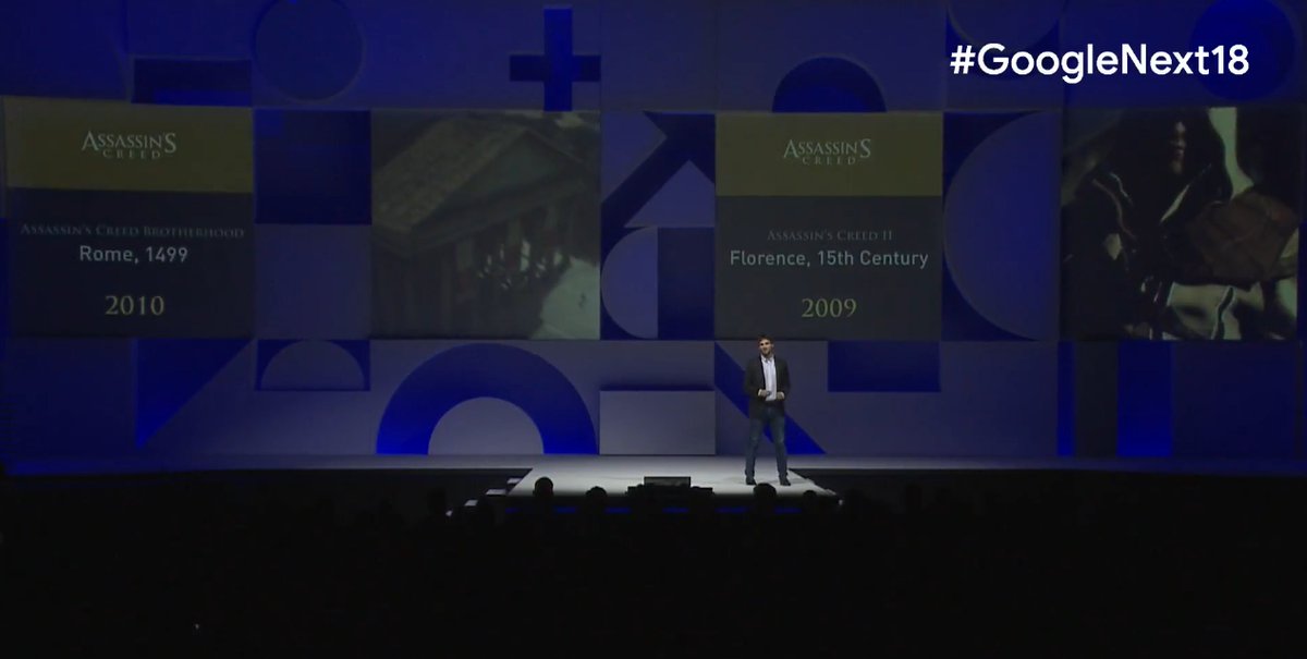 GoogleCloud_DE's tweet image. 🎮 Mit #AutoML konnte @UbisoftDE für #AssassinsCreedOrigins in einer Nacht 80.000 Glyphen übersetzen. Project Director Pierre Miazga spricht bei #GoogleNext18 über die Möglichkeiten der #GoogleCloud für die Gaming-Industrie.