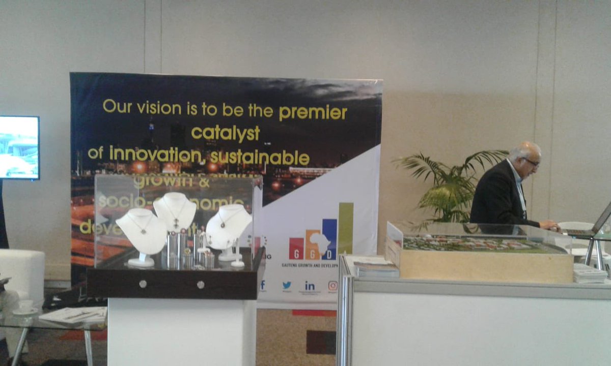 TheGGDA's tweet photo. Come &amp; see all that the city of Johannesburg &amp; the @GautengProvince have to offer investors at the 2018 @ARES_Summit #ARES2018 https://t.co/ahBYojlCsC