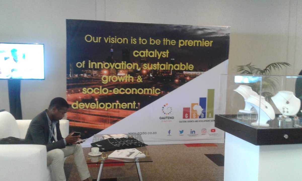 TheGGDA's tweet photo. Come &amp; see all that the city of Johannesburg &amp; the @GautengProvince have to offer investors at the 2018 @ARES_Summit #ARES2018 https://t.co/ahBYojlCsC