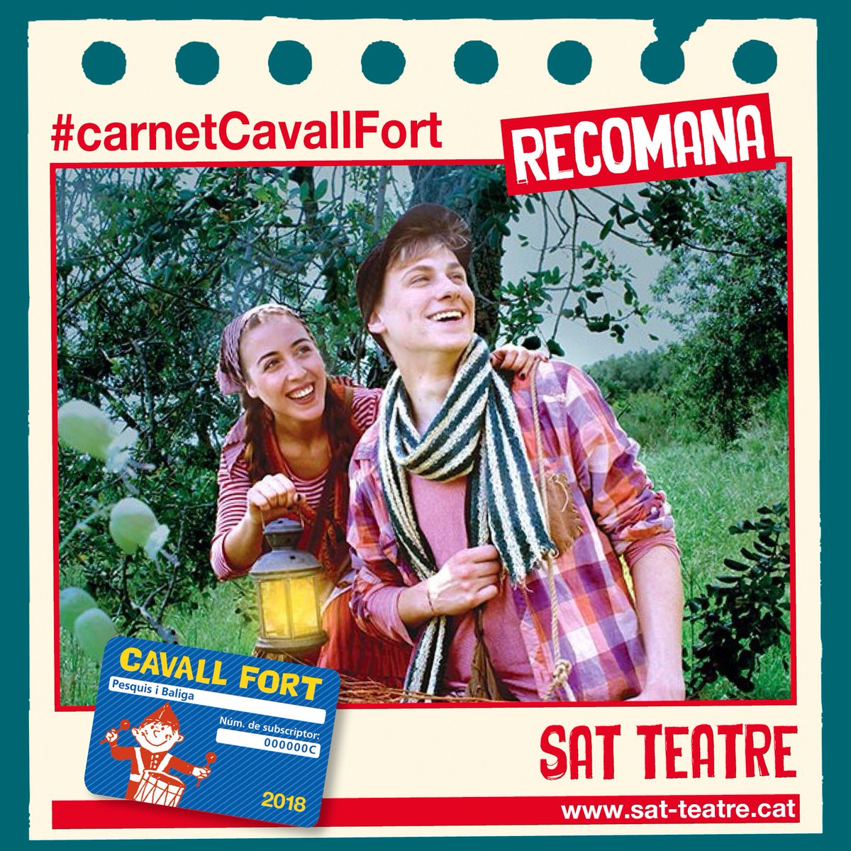 cavallfort's tweet photo. Famílies! Us ve de gust una mica de #teatremusical aquest cap de setmana? A @sat_teatre podeu veure 'Hansel i Gretel’, una versió molt divertida del conte dels germans Grimm. Aneu-hi amb #carnetCavallFort i tindreu descompte a les entrades! https://t.co/GchUeM4KmH https://t.co/0Mhme44lxp