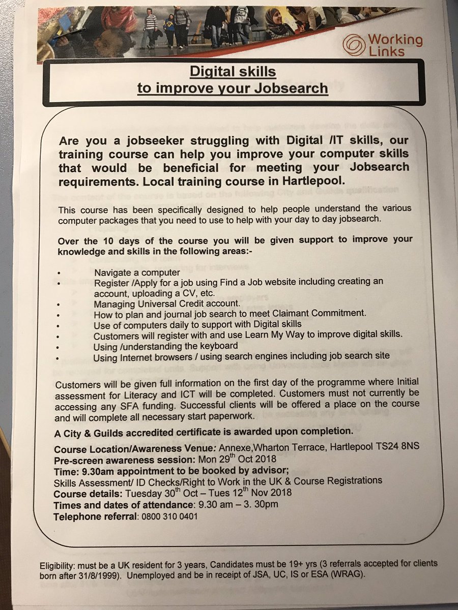 jenwadsworth's tweet photo. @WorkingLinks we can help to improve your digital skills. Get in touch today! #HpoolJobsLive https://t.co/IIO1jc5U7t