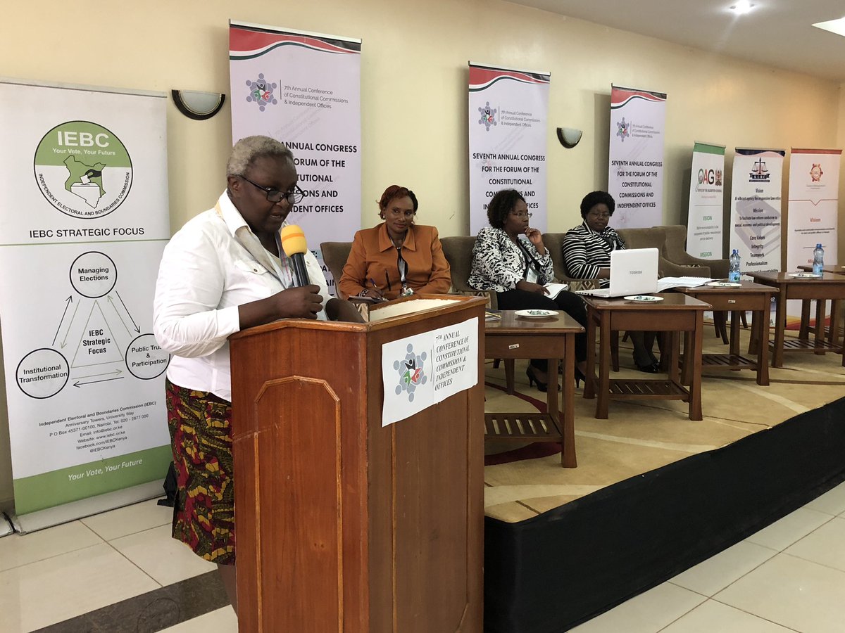 Photos of various Chairpersons of the Constitutional Commissions &amp; Independent Offices during the ongoing 7th Annual Conference of Constitutional Commissions &amp; Independent Offices happening in Meru County. The 3-day conference was officially opened yesterday. #CCIOsForum2018