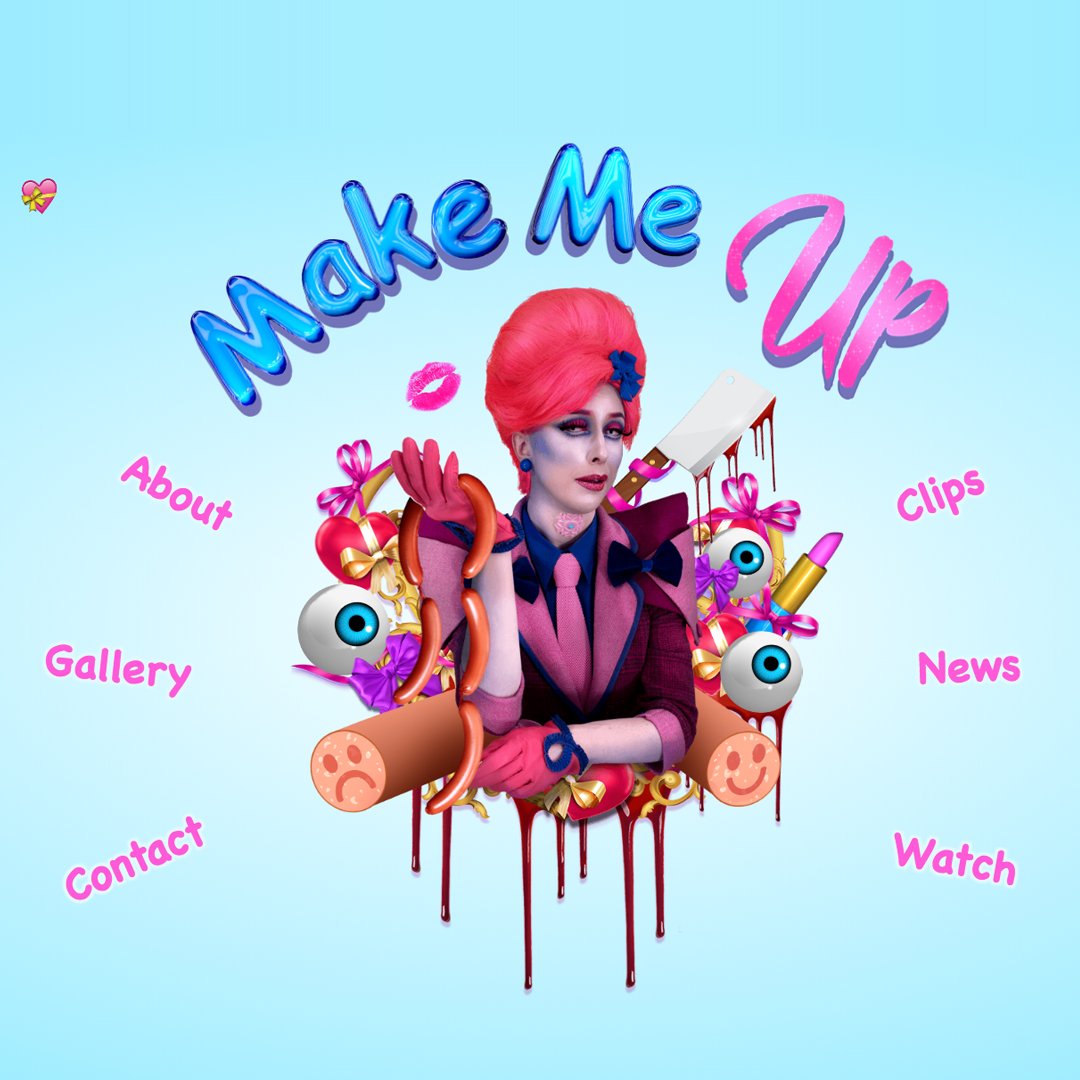 ISODESIGN's tweet photo. Congratulations to @Maclean_Rachel on the world premiere tomorrow night of her 1st feature film, the darkly-comic #MakeMeUp. We worked with Rachel to create the website for the film using her distinctive artwork. @HopscotchUK @NVA @BFI @BBCFOUR #LFF2018 #1418NOW #RepresentNow https://t.co/eCPfhmwQCM