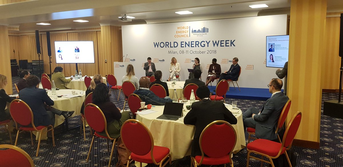 ralonsosuarez's tweet photo. Great presentations and panels in such a variety of topics: innovation, energy access, energy&diversity, building capacities and skills, how to make things happen! Thanks @WECFELs #FELSummit #WEW2018 #MilanEnergyWeek #FEL100 https://t.co/UpdF0u3xwh