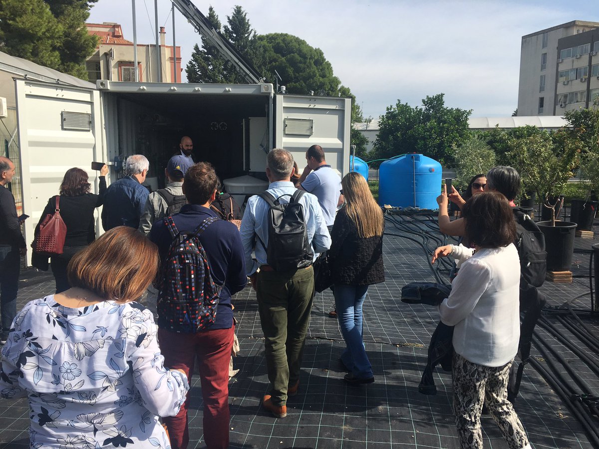 francofera's tweet photo. Cuarto dia: visita al Campo Experimental de Proyecto #Desert @DesertProject con los partners del Proyecto #Nucif - Integracion de actividades a #Bari #Uniba #ErasmusPlus #Eacea #Research #Development #WaterWorks #EraNet #Horizon https://t.co/Xb6c2SkbsU