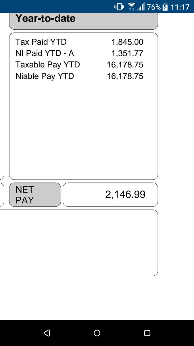 Davidhulse10's tweet photo. 77 hours over time done back in August .finally get paid it this month.happy days . https://t.co/HfcAoLZ1ly