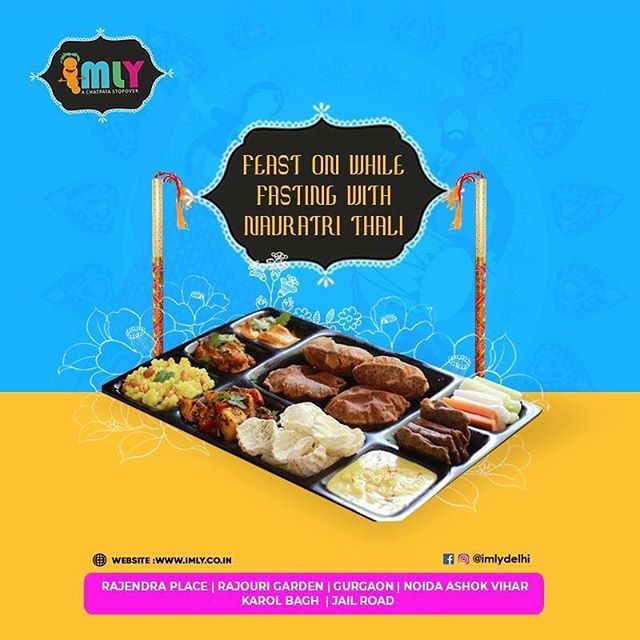 Time to indulge in a nine-day long festival of fasting.Come and fill your tummies with yummy and healthy food at Imly.

For reservation -9999003281

#imly #navratrispecial #festival #pureveg #orderonline #delicious #scrumptiousfood #foodiesadda #foodlove… ift.tt/2C8Vlqe
