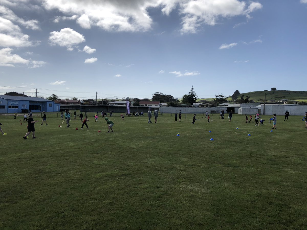 Was great to have the <a href="/crickettas/">Cricket Tasmania</a> staff from Devonport come through to take our Entry Level Program kids through their paces! #woolworthscricketblast