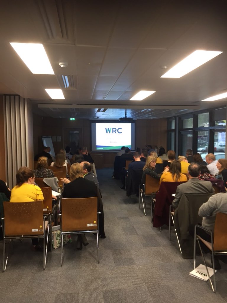 DSGJustice's tweet photo. A full house for the WRC’s session on mediation - a training first for us, on a key service we provide to people who need our help #MAW18 @MediationWeekIE https://t.co/Nj4hvutRqo