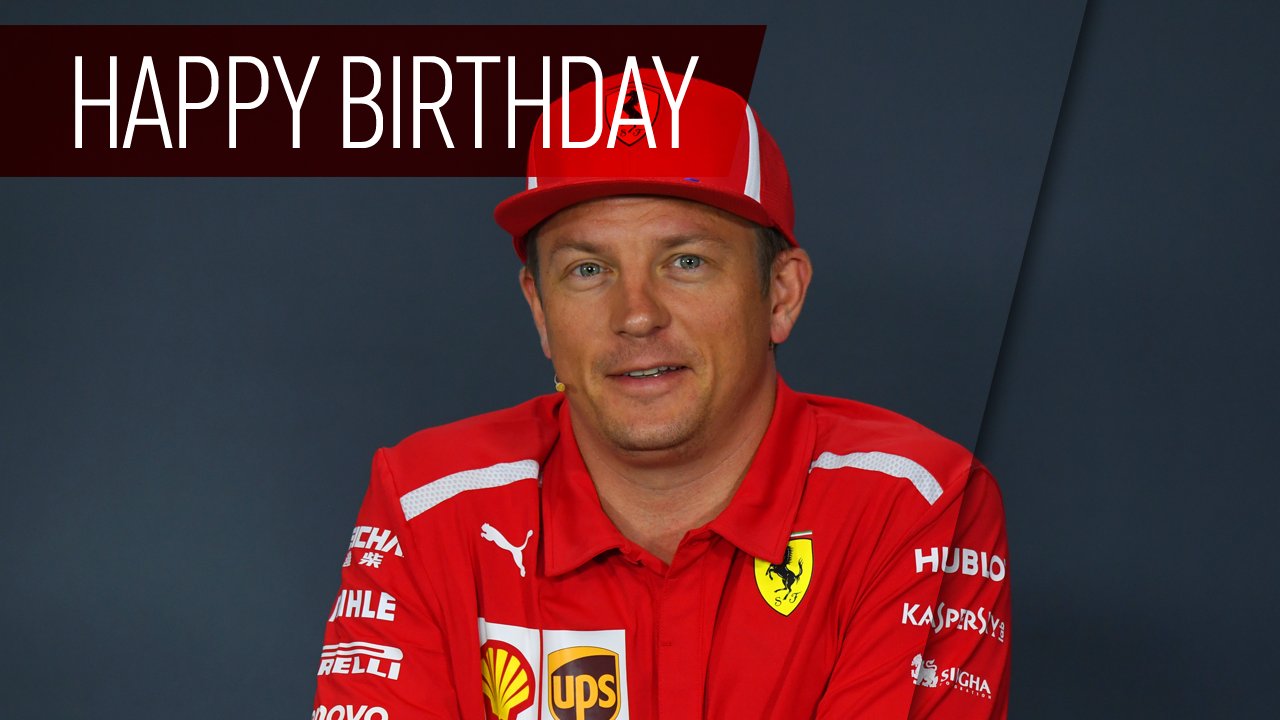 Happy birthday, Kimi Raikkonen! The driver turns 39 today  