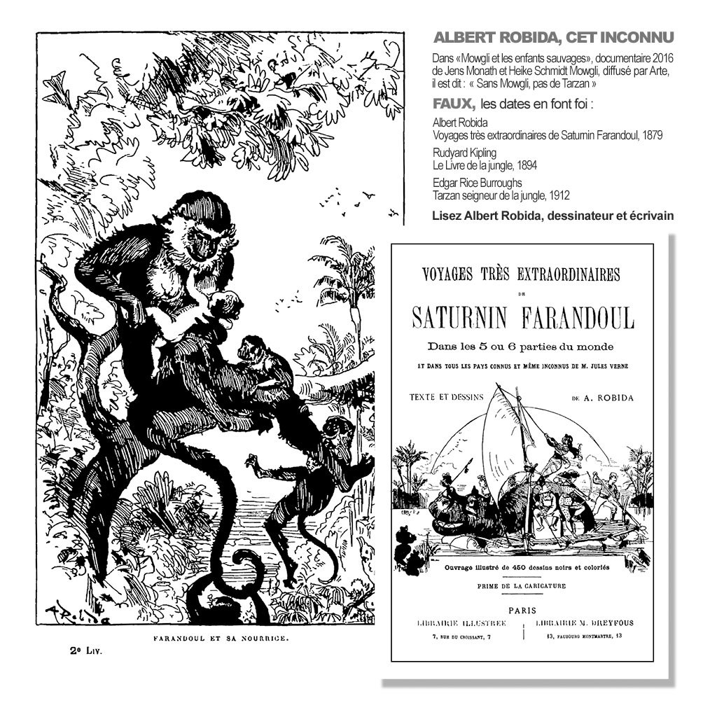 JMRocbo's tweet photo. @ferocias @publienet @suhner_laurence @Lemon_June Précédemment, le 26 oct 2017 :
@ARTEfr, @bernardpivot1, #Litterature : #AlbertRobida, Saturnin Farandoul est le véritable ancêtre de Tarzan.
https://t.co/7GNTXrPA8L https://t.co/RWRXYbkSHs