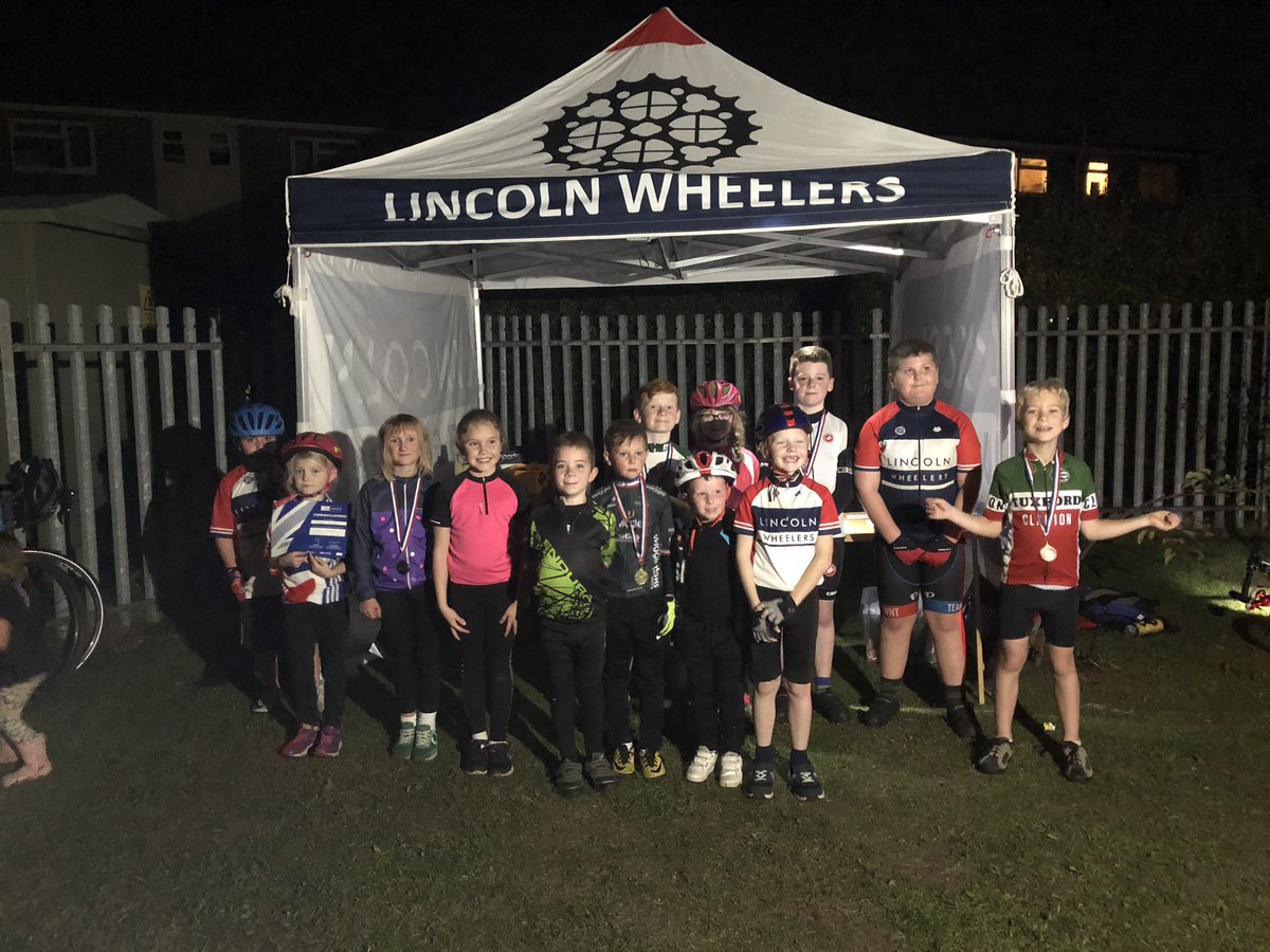 LincolnGoRide's tweet photo. Fantastic evening at the 2nd race in our Autumn Go-Race series. 
Well done to all the riders and many thanks to all the volunteers for setting up and helping out. Full results will follow. https://t.co/3uvCGzXGCF