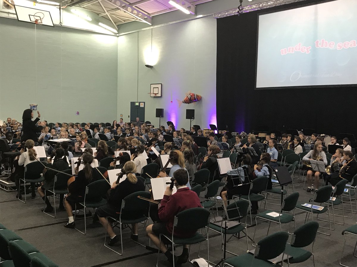Fin-tastic first session of our Under the Sea Orchestral Fun Day - we’ve kicked off with a full rehearsal of our Seven Seas Orchestra conducted by Dr Dolphin. It’s full steam ahead!! #DHOFD18 #nurturingyoungtalent @BBCSO @rpoonline.