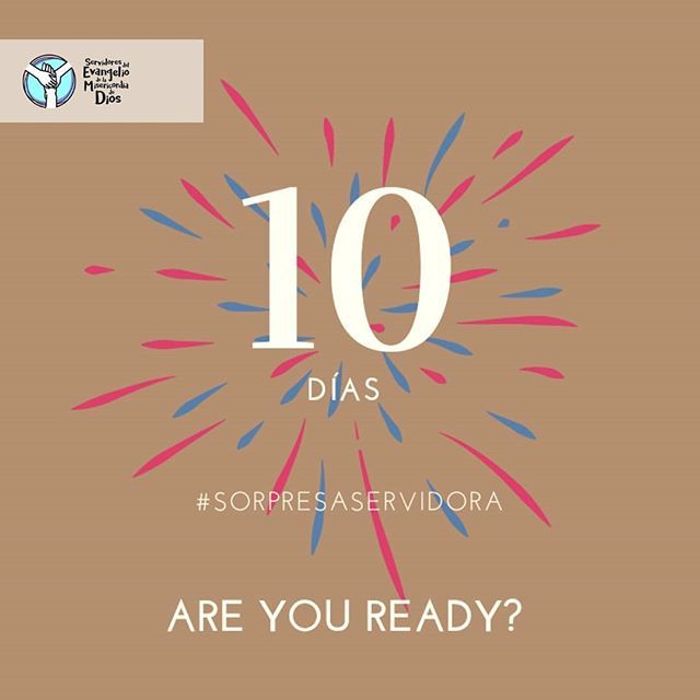 ServirEvangelio's tweet photo. ¡¡¡Comienza la cuenta atrás!!! ⏰ Tenemos una sorpresa preparada y no queremos que te la pierdas. Por eso, a partir de hoy y durante 10 días, sigue nuestros instastories para ir descifrando de que se trata... ¿estás preparado? / Are you ready? #sorpre… https://t.co/byCynBYFUm https://t.co/k82kf43Rc6