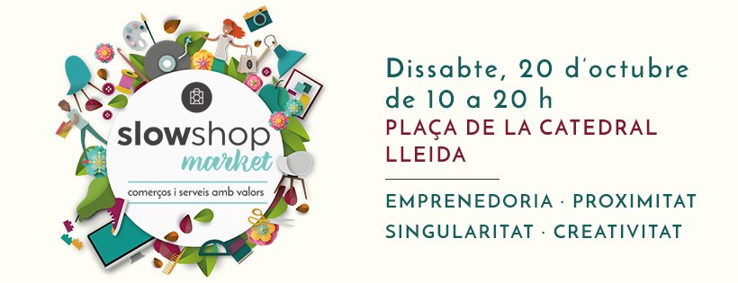 slowshoplleida's tweet photo. ✍️Guarda la data! Vine al II #SlowshopMarket!
Comerços i serveis amb valors.
🗓️ Dissabte 20 octubre.
🕛 De 10 a 20 h.
📍Plaça Catedral, #Lleida.
Més info a ==>https://t.co/sK2tvWb9xH https://t.co/pJIvQuSHti