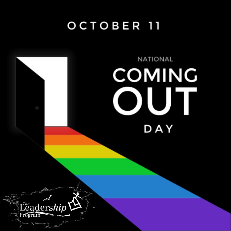 Leadershippin's tweet photo. We celebrate the courage and wisdom of those who've come out and those on the precipice of COMING OUT! We celebrate YOU!
#AntiBullying #BullyingPrevention #Bullying #Cyberbullying #Prevention #TakeAStand #Upstander #Justice #Equality #Leadershippin #TheLeadershipProgram💪👍 https://t.co/Xt5qZURnhZ