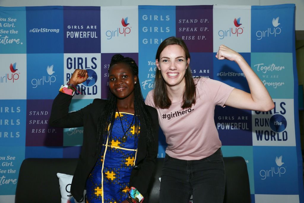 Happy #DayoftheGirl 👩🏿‍🎨👩🏻‍🏫👩🏼‍🔬👩🏻‍🎤👩🏽‍🚀 Let’s celebrate girl power! 1) Post a photo of your #girlhero 2) Share why they inspire you 3) Repeat! Who's <a href="/GirlUp/">Girl Up</a>’s #girlhero? You, yes YOU! Thanks for being in our movement for gender equality. GirlUp.org/girlhero