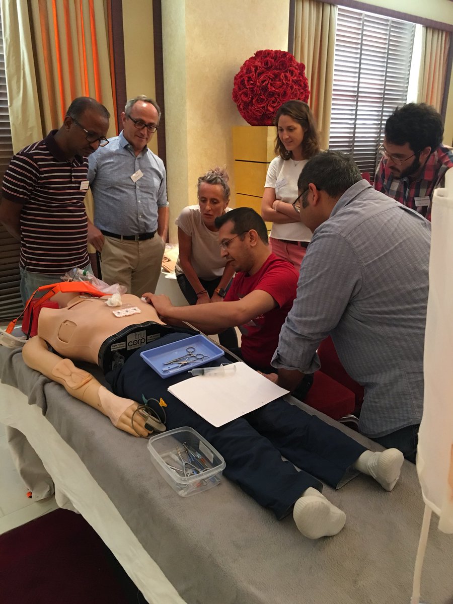 drswalton's tweet photo. Breathing Scenario Station at #EastbourneATLS 10th edition course @TrucorpTrainers @RCSEd https://t.co/XR7R5YOrU3