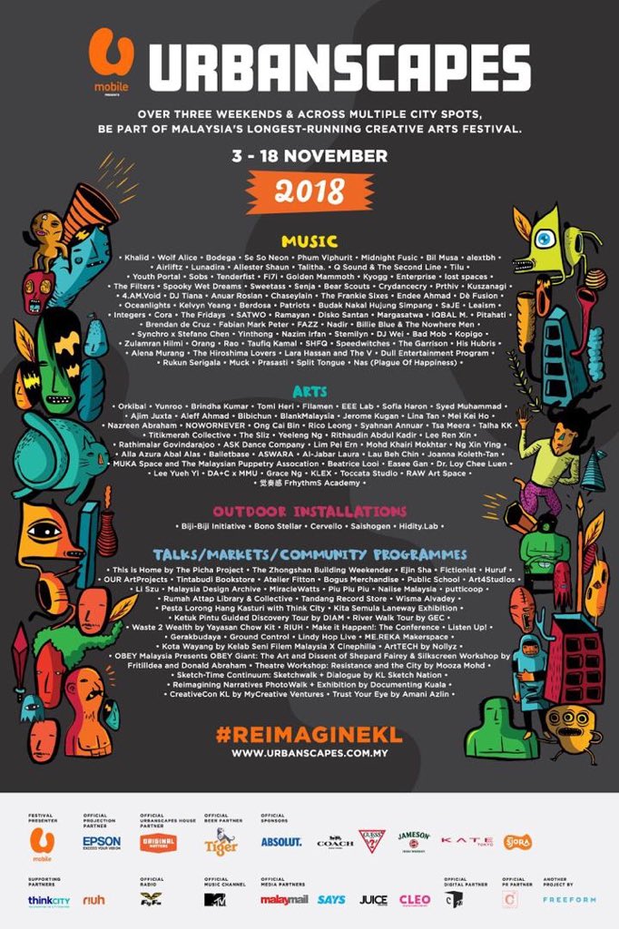 We’re super excited for Urbanscapes! #kyogg  #OriginalMatters, #Urbanscapes2018, #ReimagineKL, #UMobilexUrbanscapes2018, #FreeformMY