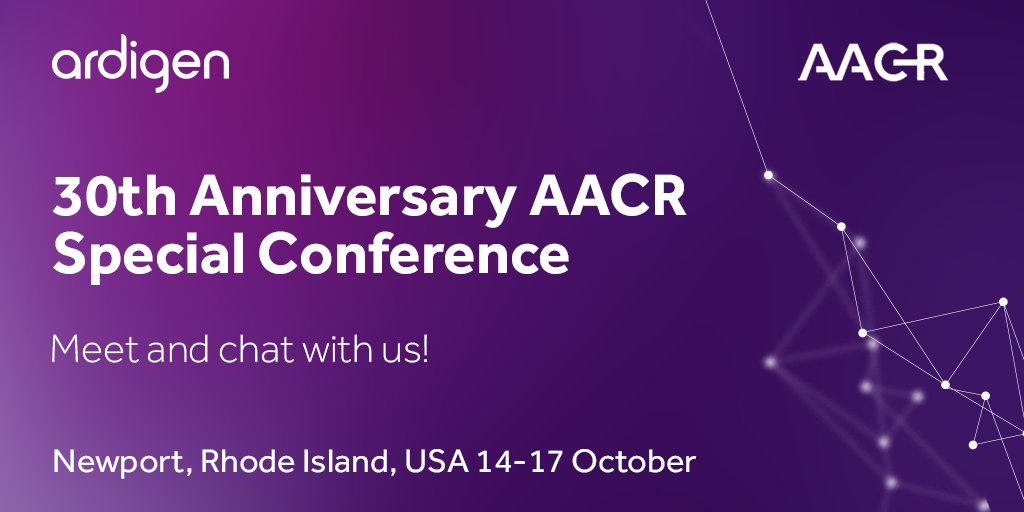 The AACR 30th Anniversary conference starts on October 14th. If you want to learn about Ardigen's AI for immuno-oncology, come and talk to our lead scientst Giovanni Mazzocco.

#biomarkerdiscovery #neoepitope #personalizedmedicine #immunotheraphy #cancervaccines