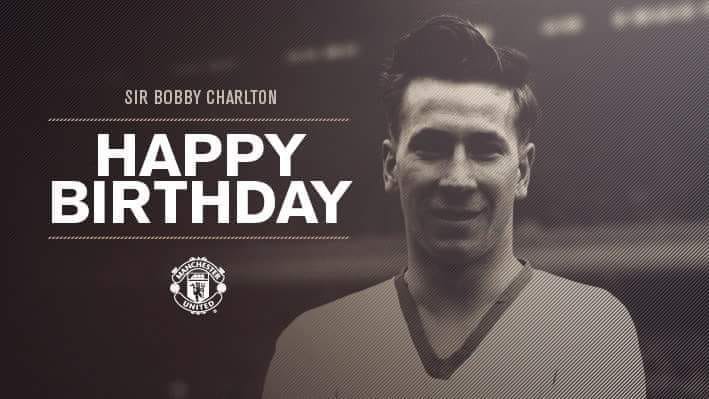 Happy Birthday to one of the finest footballer world has witnessed!
\SIR BOBBY CHARLTON\" 