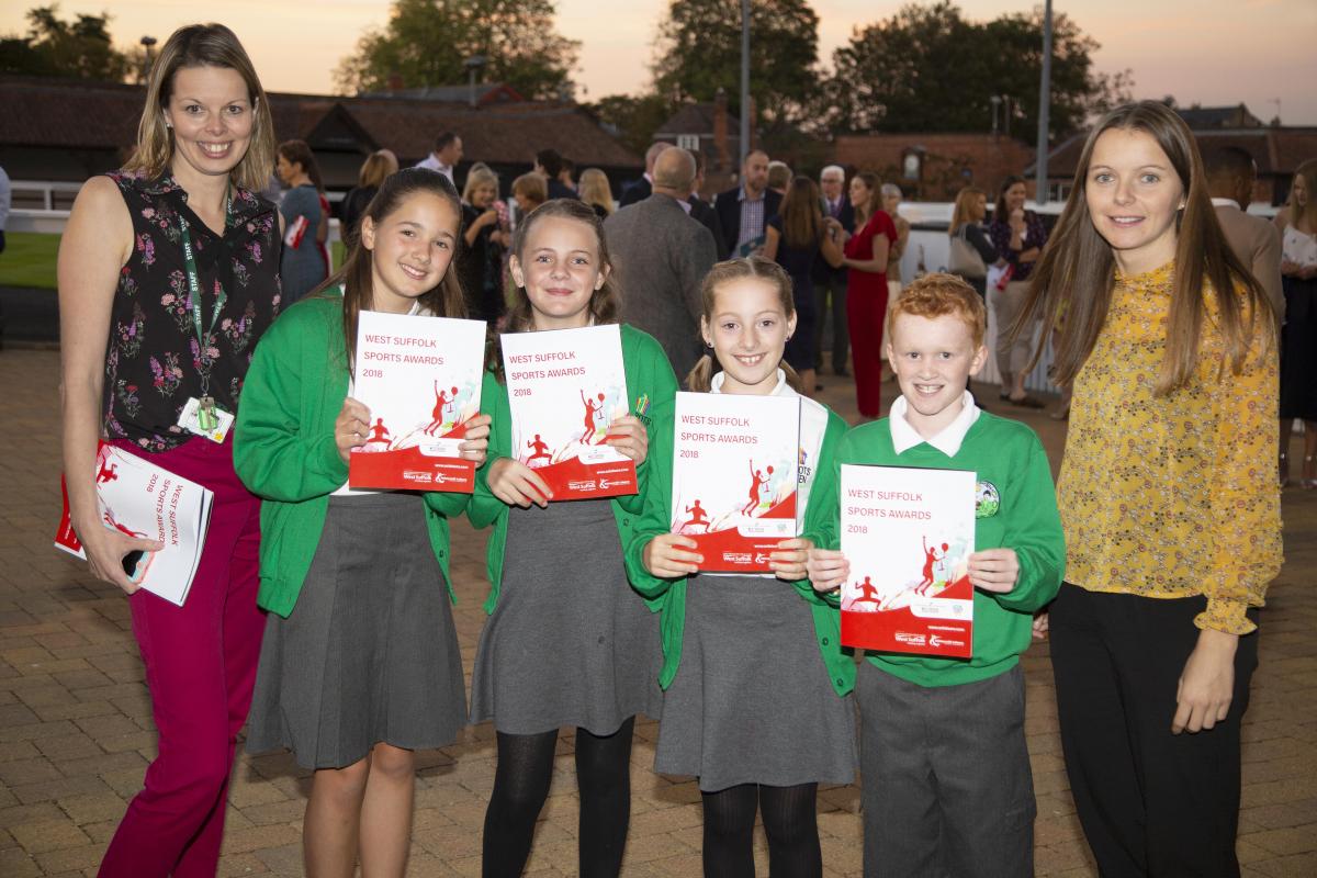 How lovely is this photo of the pupils and teachers who made the journey up to <a href="/Tattersalls1766/">Tattersalls</a> from <a href="/abbotsgreen/">Abbots Green</a>? 😍 The school was deservedly shortlisted for developing their PE provision resulting in a Gold Sports award in July 2018. Well done guys! 👏
#WestSuffolkSportsAwards