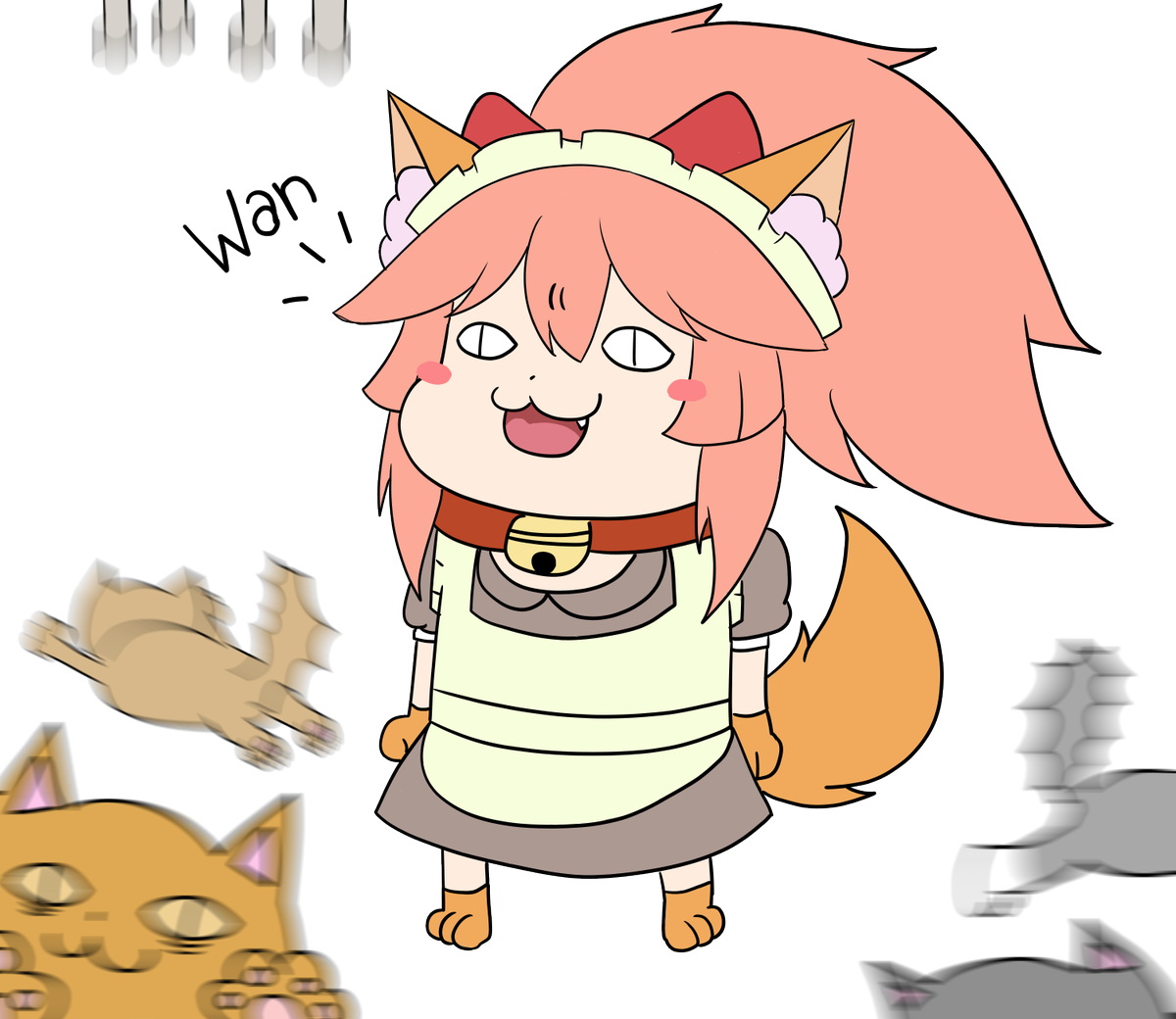 Furumi Trying To Communicate Cat Fgo3周年 Fatego Fgo スーパークラウン タマモキャット キャス狐 玉藻の前 玉藻