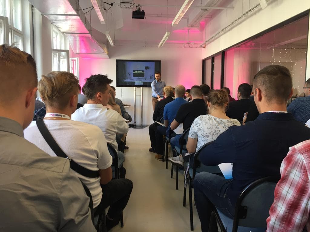 PrestaShop's tweet photo. We would like to inform you that the specialists from @WaynetEcommerce , our platinum partner in Poland, have joined the group of #PSDayWarsaw co-organizers today! The workshop is full 💪 https://t.co/Tadnjxn5Zx