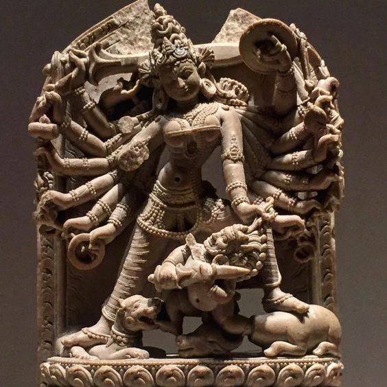  #Devi  #Durga  #MahishasurMardinisaid to be in  #MetMuseum??well if not then also  #Devi will be blessing one and all without any  #discriminationall depends on our  #Karma  #dharma  #duty #Navratri