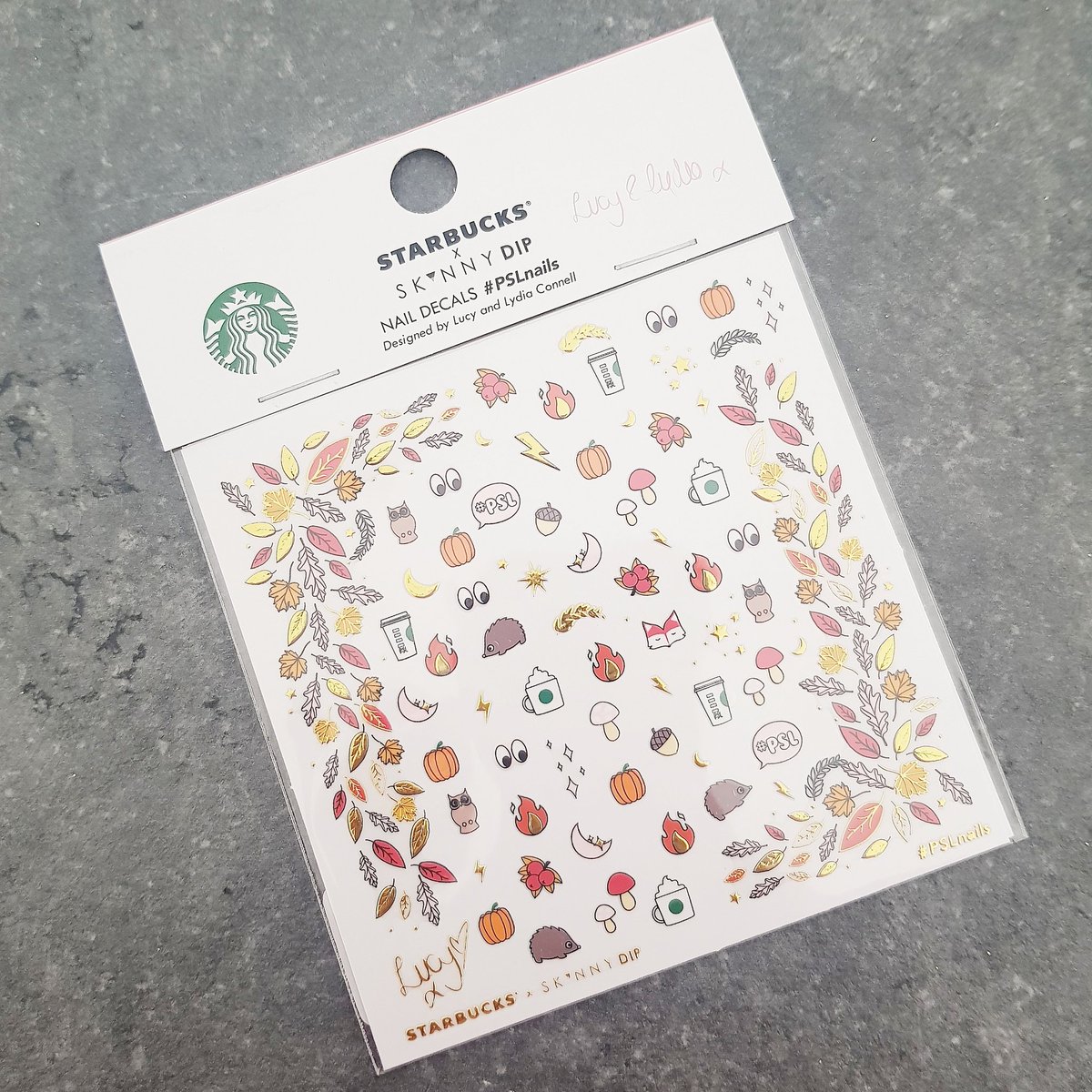 hinaomivictoria's tweet photo. Oh my goodness, totally in love with the new @StarbucksUK X @SkinnydipLondon nail decays. Couldnt be more up my street ๐โ #pslnails https://t.co/glD1PM7Fsj