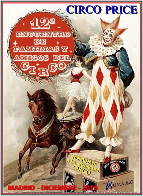 zirkolika's tweet photo. 📣🎪📣 La Unión de Profesionales y Amigos de las #ArtesCircenses (#UPAAC) celebrará el 12º Encuentro de Familias y Amigos del #Circo, durante los días 6, 7, 8 y 9 de diciembre, en #Madrid.
➕ INFO de cómo participar en el encuentro aquí ⤵️
https://t.co/DKlr6GZzV9
@CIRCO_Y_MAS https://t.co/yBlupqY8JN