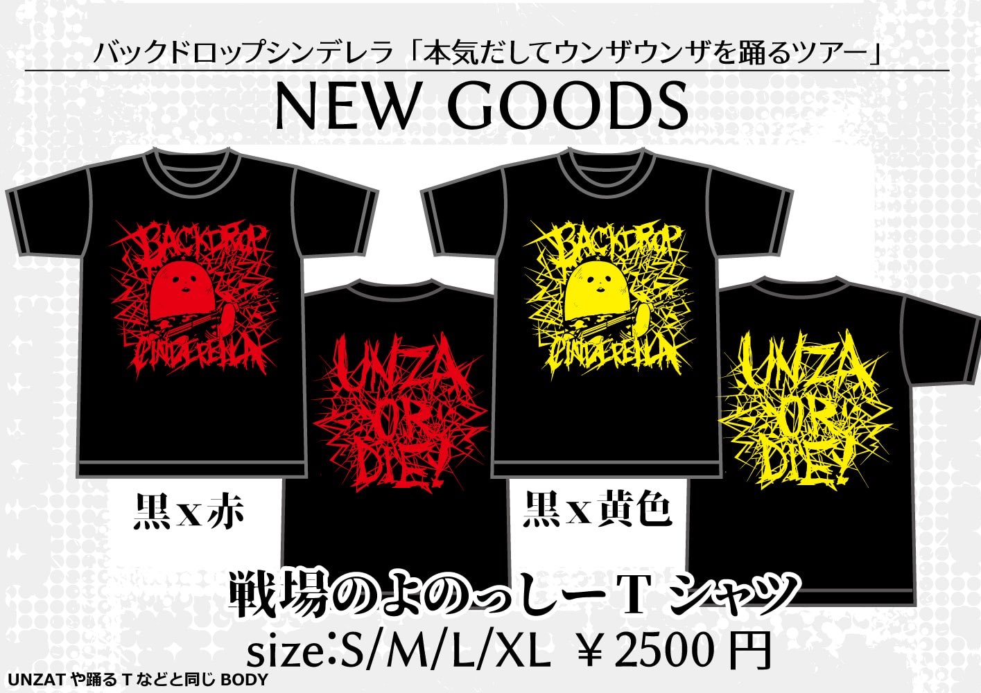 バックドロップシンデレラ　2025ツアー TシャツXL 限定タオル セット バックドロップシンデレラ 2025ツアー TシャツXL 限定タオル