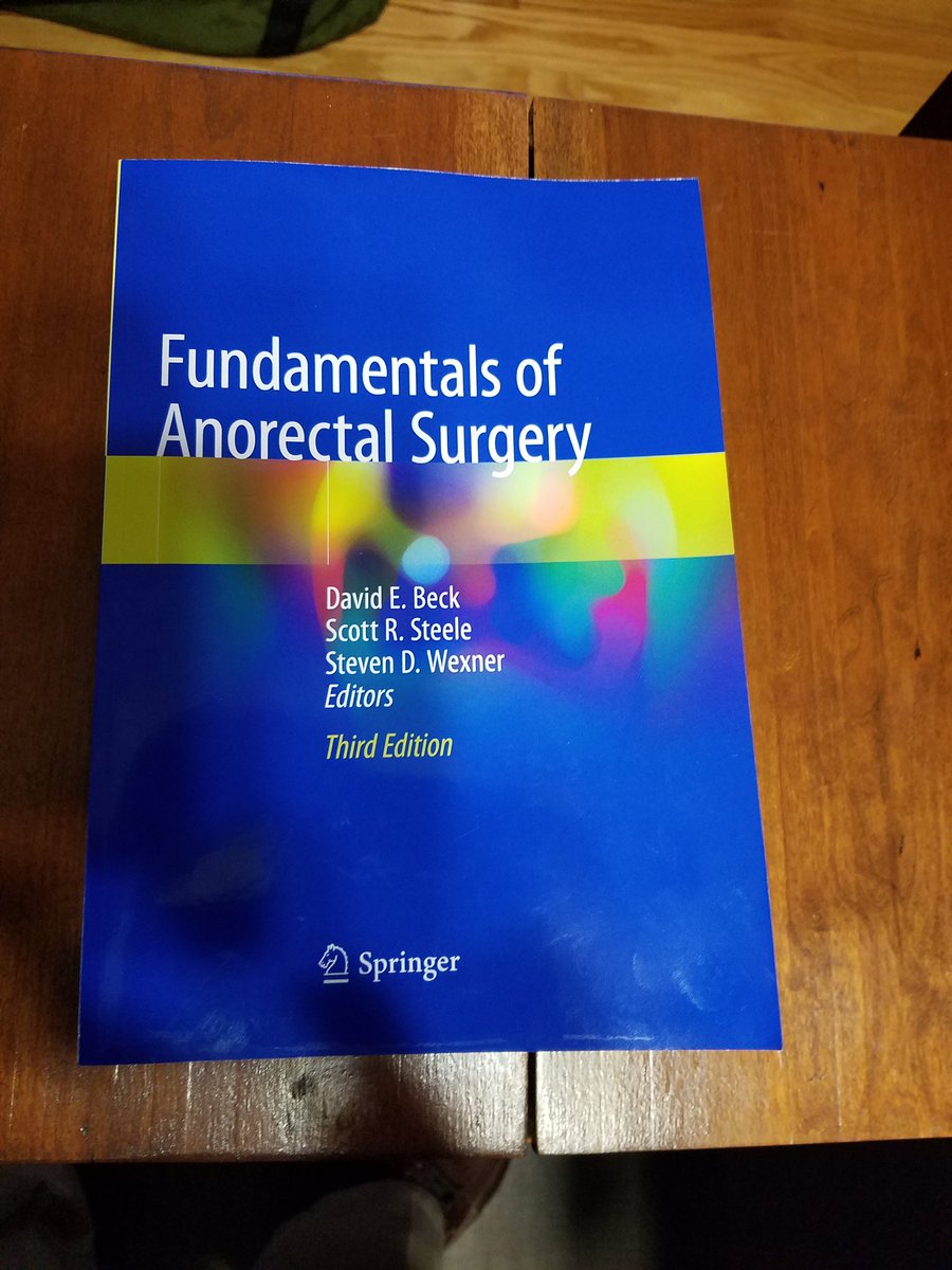 SWexner's tweet photo. Coming soon to a bookstore or website near you - the long awaited 3rd edition of Fundamentals in Anorectal Surgery welcoming our new third co-editor @ScottRSteeleMD @CleClinicMD @BehindTheKnife  @fascrs_updates @CleveClinicFL @ClinMedJournals @SpringerSurgery @OchsnerHealth https://t.co/YINarjQJpX