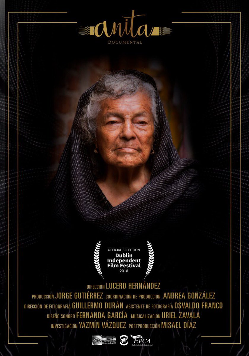 SarahHochMex's tweet photo. #Gto en #Dublin! ¡Es con gran orgullo compartirles que nuestro documental "Anita", dirigida por Lucero Hernández, ha sido seleccionado para el Dublin Ind Film Festival! 

Película  producido por nuestro proyecto doc "Identidad y Pertenencia #GIFF y el equipo de Uni EPCA de León. https://t.co/dtlo7LIUhX
