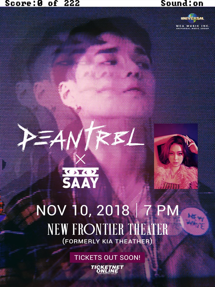KHIPHOPPH's tweet photo. DEAN IN MANILA 2018! #DEANINMNL https://t.co/p0dm8cNM6c