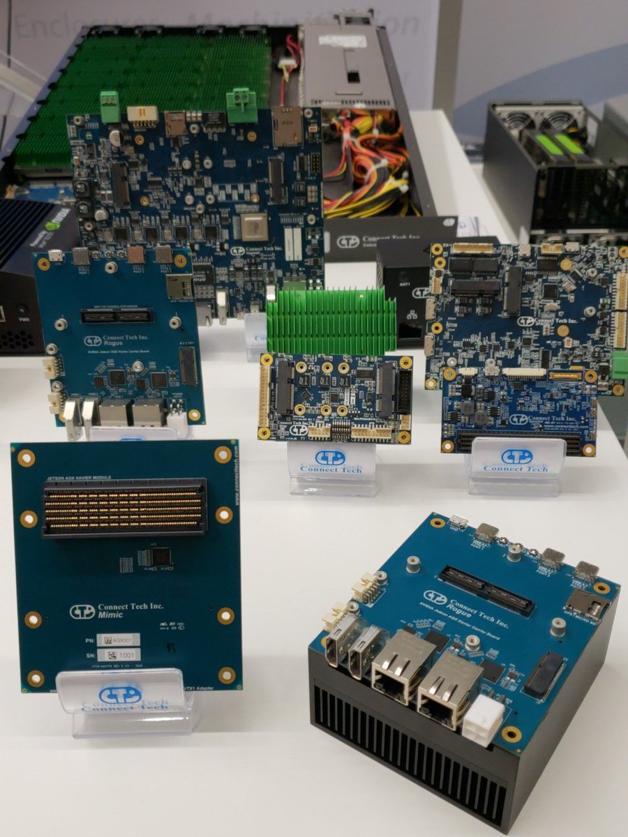 NVIDIA Robotics (@nvidiarobotics) on Twitter photo Welcome to the Jetson family, Rogue and Mimic, supporting NVIDIA Jetson AGX Xavier. See it here at #GTC18 Europe in the <a href="/ConnectTechInc/">Connect Tech Inc.</a> booth! Welcome to the Jetson family, Rogue and Mimic, supporting NVIDIA Jetson AGX Xavier. See it here at #GTC18 Europe in the <a href="/ConnectTechInc/">Connect Tech Inc.</a> booth!