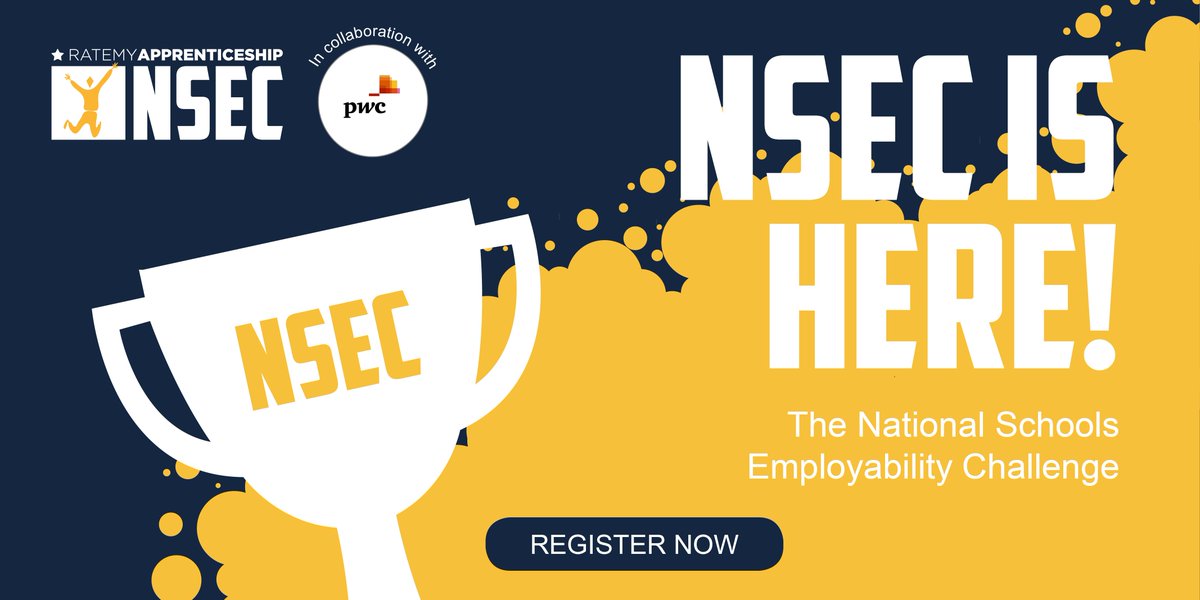 If you’re aged 14-18, at school or college, check out the National Schools Employability Challenge with <a href="/PwC_UK_Careers/">PwC UK Careers</a> and <a href="/ratemyapp_ship/">RateMyApprenticeship</a> and see how employable you are. Find out more and take part here: pwctrk.co.uk/tp/rj6-bjgtE_J… #NSEC2019