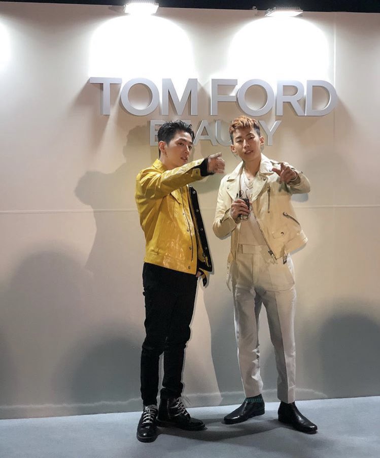 Jaypark Family On Twitter 181011 Gray And Jay Park Tom Ford Beauty Launch Event Jaypark ë°ì¬ë²