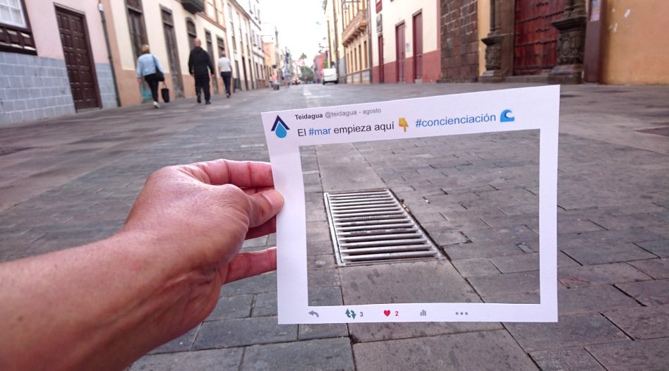 🤔 ¿#Sabíasque lo que tiras en los imbornales acabará en el #mar? 
☝ #LosImbornalesNoSonPapeleras 🚮
👉 #ElMarEmpiezaAquí 🌊