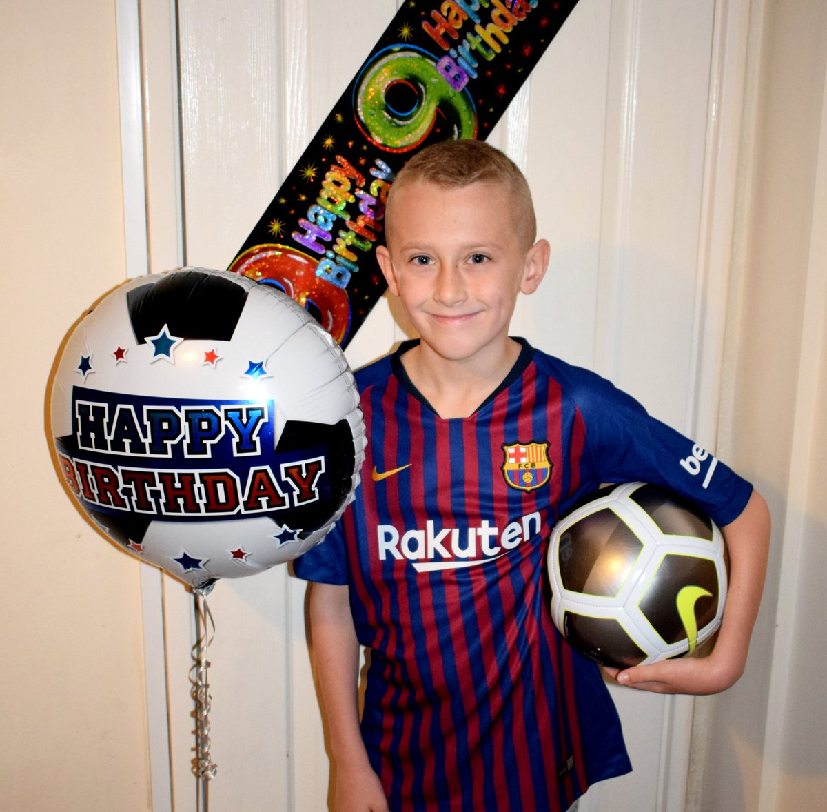Tantrums2Smiles's tweet photo. So somehow my baby boy turned 9 today!! I can't even tell you how proud I am of the cheeky, happy, helpful and caring little man James is becoming (even if he will be taller than me before long lol!). Happy Birthday James! xx #HappyBirthday #BirthdayBoy #Turning9! #GrowingSoFast https://t.co/JXlGPSyekA