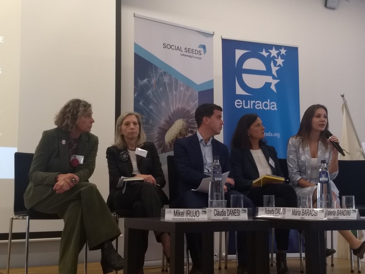 Social__Seeds's tweet photo. Conclusions of a great #Cohesion4SocEnt #EURegionsWeek by the panel lead by @RobertaDallOlio, with @mikel_irujo, Valeria Bandini from @Aster_ER, @claudiadanesi and @MariaBaracsi. https://t.co/nfbH8PiW1V