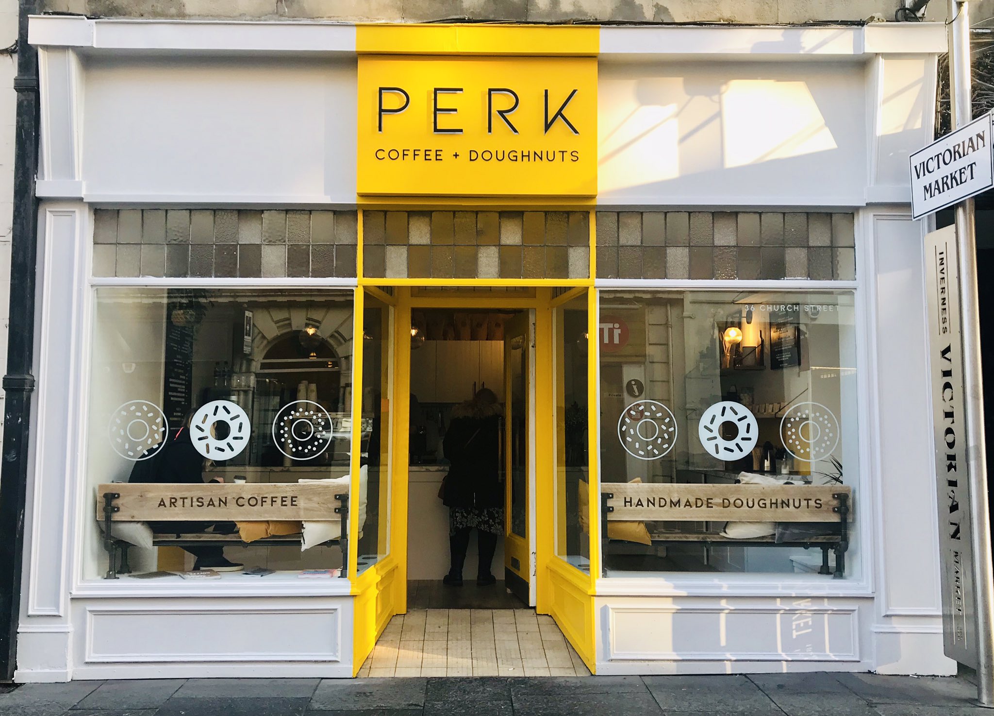 Inverness BID on Twitter "Perk Coffee & Donuts has now opened in