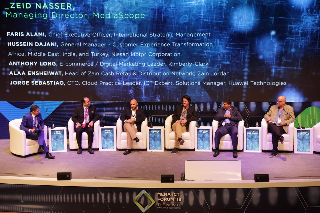 intajICTJO's tweet photo. A flashback to "A REDEFINED ERA OF DIGITAL COMMERCE AND CONSUMERISM" session during #MENAICT18 moderated by the great @ZeidNasser
@Nissan @FarisAlami #Anthony_long @4jorge @AlaaEnsheiwat @hussdajani #innovative_technology #Digital #Ecommerce #commerce #Consumerism #intaj https://t.co/biDu3Fb8to