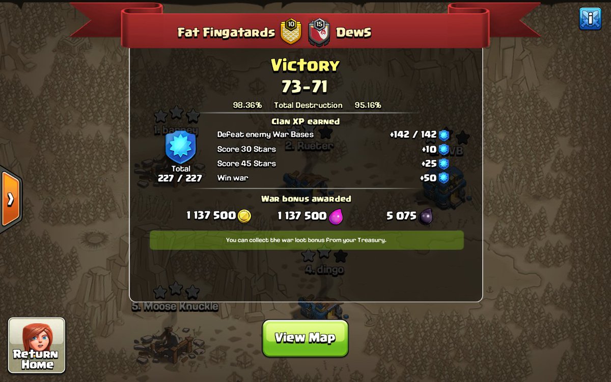 clash_Anarchy's tweet photo. Kudos to Fat Fingatards for 19 wins in a row.  #questfor20 https://t.co/EUZFUCJUCB